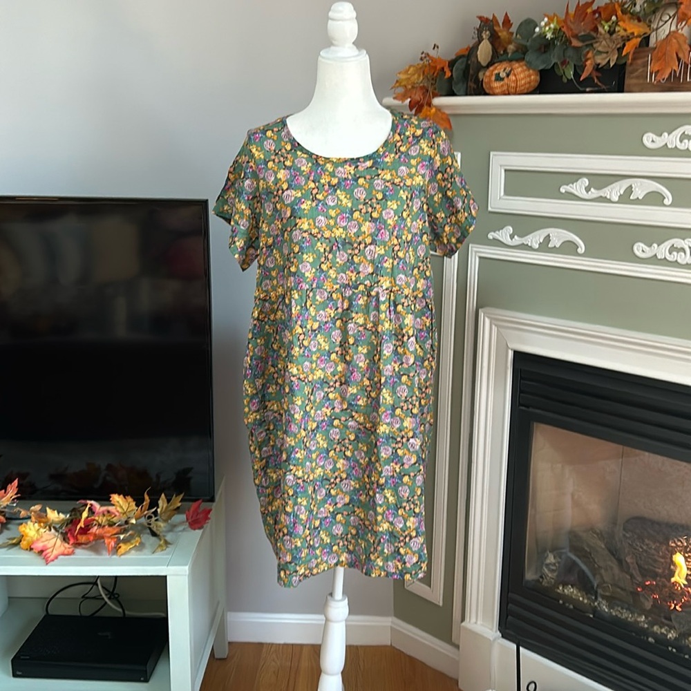 Pretty floral dress with empire waist